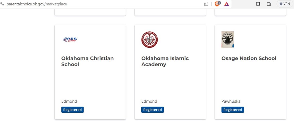 ROPE’s Right Again…Sigh.  Two Muslim Schools Among 174 Registered/Registering For The Oklahoma Parental “Tax Credit”