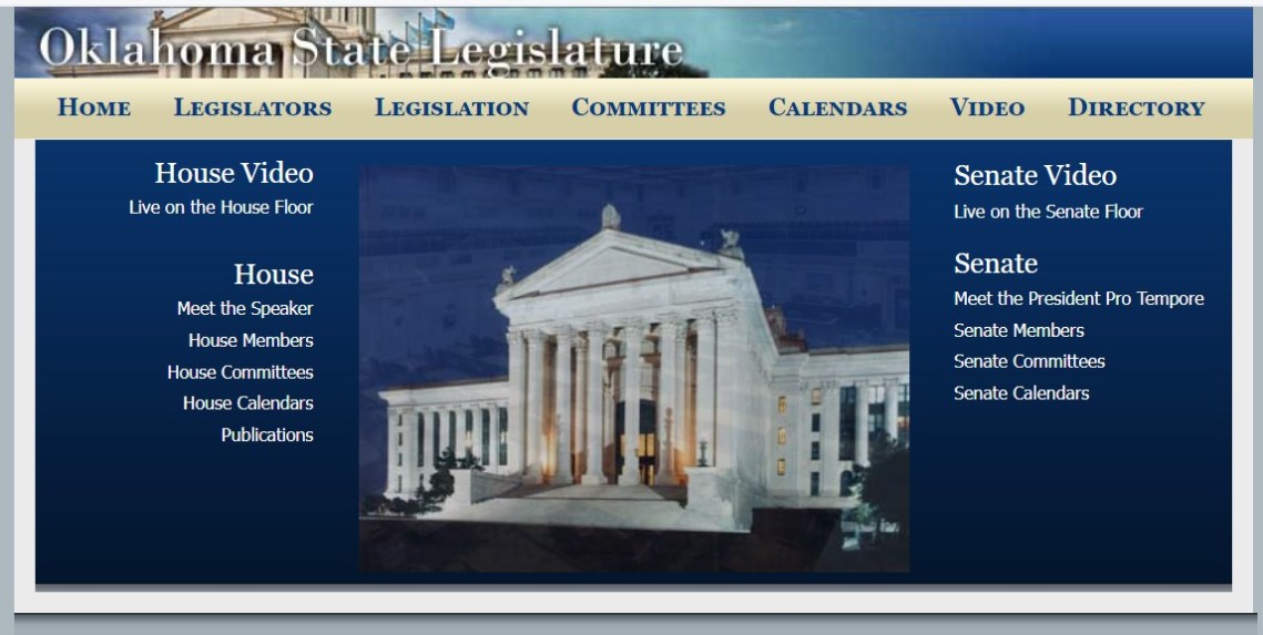How To Find A Bill On The Oklahoma Legislature Website