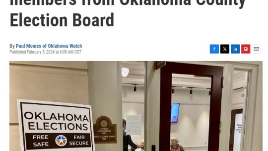 Why Do Questions About Oklahoma Elections Cause Push Back From Oklahoma Election Officials?
