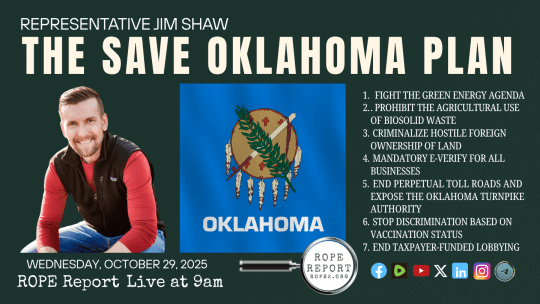 OK Republican Rep. Jim Shaw Discusses His 7 Point “Save Oklahoma Plan”