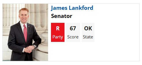 James Lankford voting record for big spending